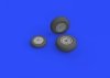 Eduard 632100 Me 262 wheels REVELL 1/32